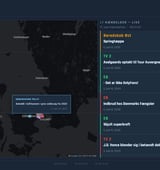 Hændelseskortet.dk — live hændelseskort for Danmark med 1.835 brugere