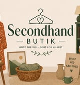 Virksomhed med to secondhandbutikker til salg 