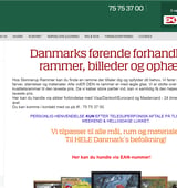Velfungerende rammevirksomhed med WEBSHOP til salg!