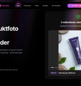 Visualify.dk - AI Produktfoto SaaS med Abonnement, Credits & Admin Panel