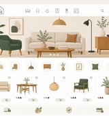 Webshop med møbler & boliginteriør
