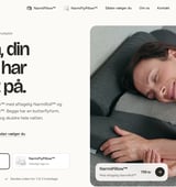 Narmisleep.dk med ergonomiske hovedpuder til salg