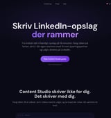 Content Studio - færdig AI SaaS til LinkedIn, der laver indtalte idéer og tanker på farten om til opslag, der rammer. 134 LinkedIn-brugere har allerede skrevet sig op til lanceringen.