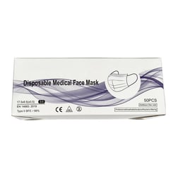 Mundbind type 2, EC-mærket, 98% BFE