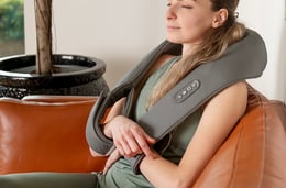 Massagepude med kraftig motor til nakke og ryg