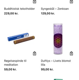 Salg af spirituelle produkter 