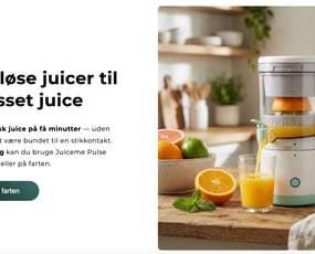 Juicepresser -  genopladelig m/USB 