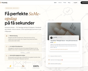 Postnify.dk – 100% automatiseret AI-platform til sociale medier – KLAR TIL OVERTAGELSE (NETOP NEDSAT!)
