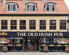 Irish pub - overdrages - Ingen nøglepenge