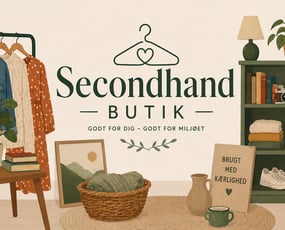 Virksomhed med to secondhandbutikker til salg 