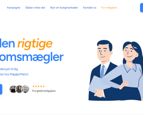 MæglerMatch – Digital platform for boligsælgere klar til overtagelse