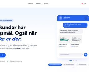Frida - verdens nemmeste chatbot - LIVE på 5 minutter! Super attraktiv tech-startup. 467 pre-signups medfølger. Klar til DK og udland. Sælges KUN fordi min anden virksomhed er stukket helt af.
