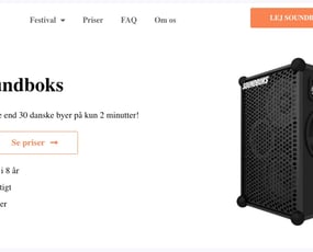 Automatiseret SOUNDBOKS-udlejning med ca. 250.000 kr. i årligt resultat