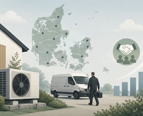 Højtydende, landsdækkende varmepumpevirksomhed med 300 serviceaftaler og flot vækst.