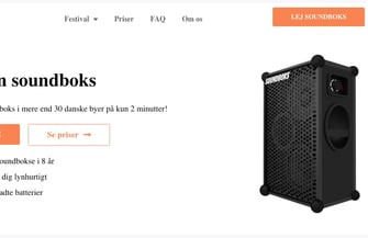 Automatiseret SOUNDBOKS-udlejning med ca. 250.000 kr. i årligt resultat