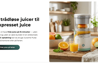 Juicepresser -  genopladelig m/USB 