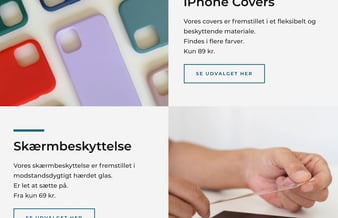 Lille mobilcover webshop med stort potentiale 