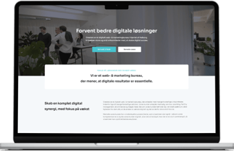 Webbureau med stor case portføjle til salg