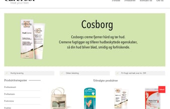 Kendt fodplejewebshop