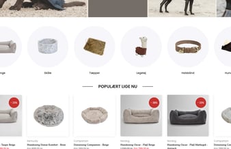 Webshop med hundeudstyr