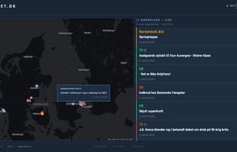 Hændelseskortet.dk — live hændelseskort for Danmark med 1.835 brugere