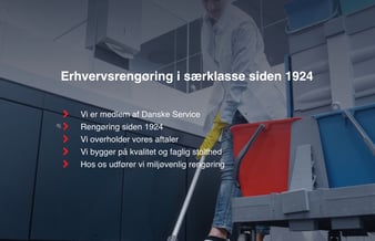 Velrenommeret rengøringsvirksomhed i Københavns Lufthavn til salg