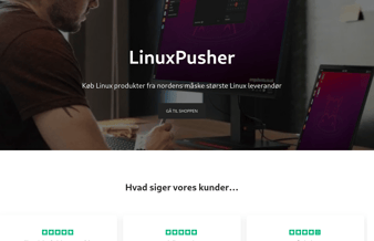 Fuld funktionsdygtig IT webshop til nørderne - Nok Nordens største Linux Webshop