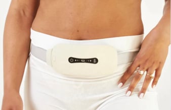 Webshop til salg med elektriske varmepuder mod menstruationskramper og smerter. 
