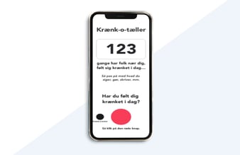 Danmarks billigste og sjoveste app - Krænk-o-meter app.