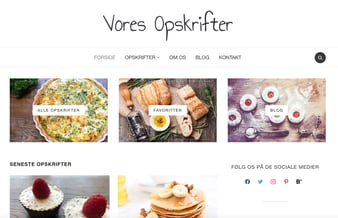 Madblog med 95.000 organiske besøg år til dato