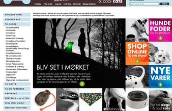 Eftertragtet webshop med kvalitetsudstyr til hunde og katte