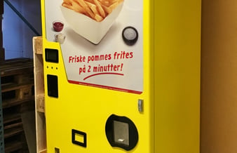 Pommes Frites Automat og Koncept