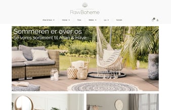 Boheme inspireret webshop - Køreklar webshop, inkl. opsat betalingssystem og Dropship aftale