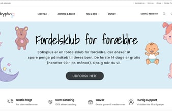 Babyplus.dk - Dropshipping abonnements webshop (Alt opsat)