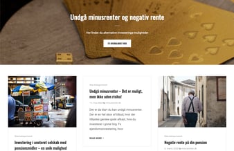 Salg af finansiel portal om bankerne, fx. gebyrer, rentesatser, realkreditlån 