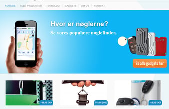 Gadget webshop med eneforhandling på flere produkter