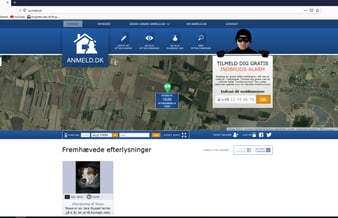 Anmeld.dk - Hobby webportal indenfor efterlysning og anmeldelser. - Wordpress