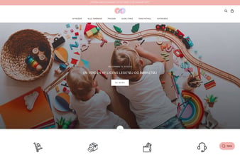 Børne webshop med salg af licensvarer (Frost, Paw Patrol m.fl.) - Har omsat for +700.000 kr. på 9 mdr.