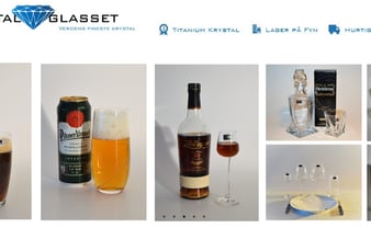 Webshop med krystalglas i top kvalitet fra Tjekkiet.