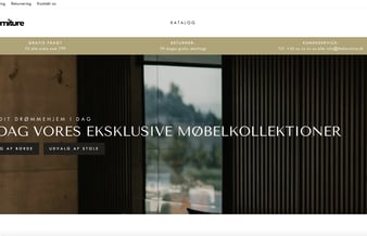 Dropshipping shop med salg af kvalitetsmøbler