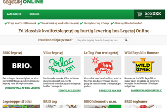 Simpel og nem webshop til salg - Salg af legetøj med 10 års historik sælges