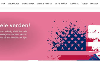 En af Danmarks største slik webshop til salg! 