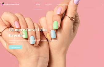 Affiliate website med fokus på neglelak
