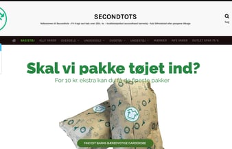 Secondhand Webshop sælges