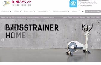 Webshop med dropshipment af motionsudstyr