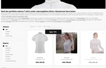 Webshop med rideudstyr med masser af potentiale