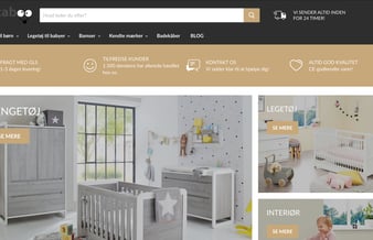 Unik webshop med salg af bamser og legetøj - Samlet omsætning 370.000 kr. 