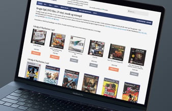 Retrospil, film og musik webshop til salg - Omsætning i 2018: 95.186 kr.