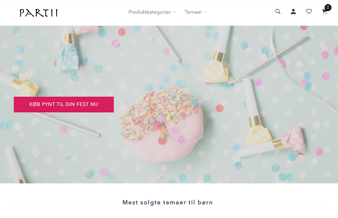 Køreklar webshop med pynt til alle fester 