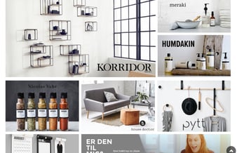 (HURTIG OVERTAGELSE) Flot og moderne webshop med boliginteriør, design inkl. varelager